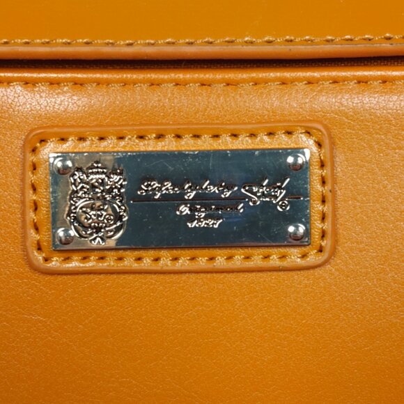 Sharif 1827 Leather Crossbody Bag Floral Hand Painted NEW Multicolor Art to Wear - Picture 6 of 9